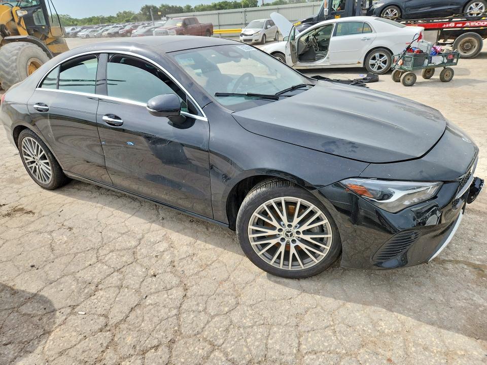 2025 Mercedes-benz Cla-class VIN W1K5J4GBXSN517285 COPART salvage auction — FRONT END, IN - CERTIFICATE OF TITLE, sold $14,300 on 2026-07-08 (photo 4)