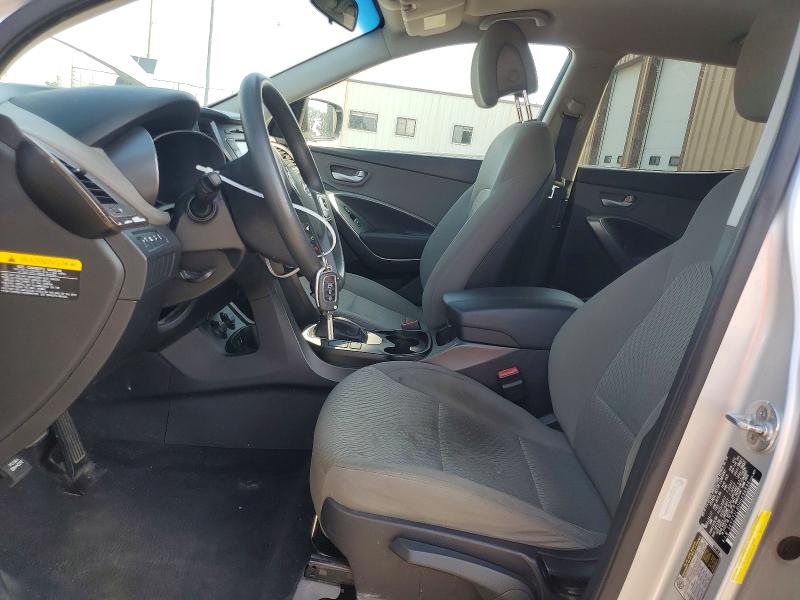 2017 Hyundai Santa fe VIN 5XYZT3LB0HG498896 COPART salvage auction — FRONT END, In - Certificate Of Title, sold $3,950 on 2026-07-31 (photo 7)
