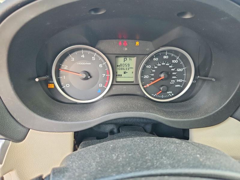 2014 Subaru Xv VIN JF2GPAVC9E8252679 COPART salvage auction — FRONT END, Wi - Certificate Of Title, sold $1,350 on 2026-07-14 (photo 9)