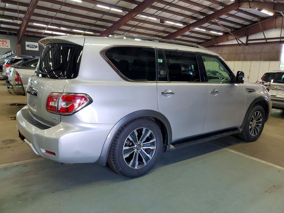 2018 Nissan Armada VIN JN8AY2NC9J9556885 COPART salvage auction — MINOR DENT/SCRATCHES, ME - CERTIFICATE OF TITLE (P), sold $8,500 on 2026-07-09 (photo 3)