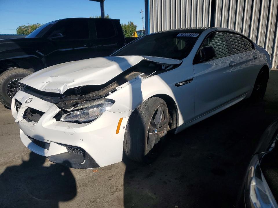 2016 BMW 6 series VIN WBA6D4C5XGD977093 COPART salvage auction — FRONT END, CA - CERTIFICATE OF TITLE, sold $2,350 on 2026-08-11 (photo 1)