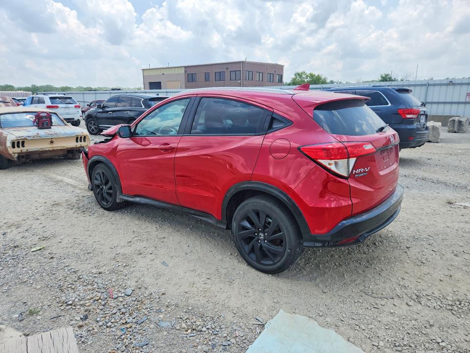 2021 Honda Hr-v VIN 3CZRU6H18MM701829 COPART salvage auction — FRONT END, Ks - Cert Of Title-Salvage, sold $7,900 on 2026-08-20 (photo 2)