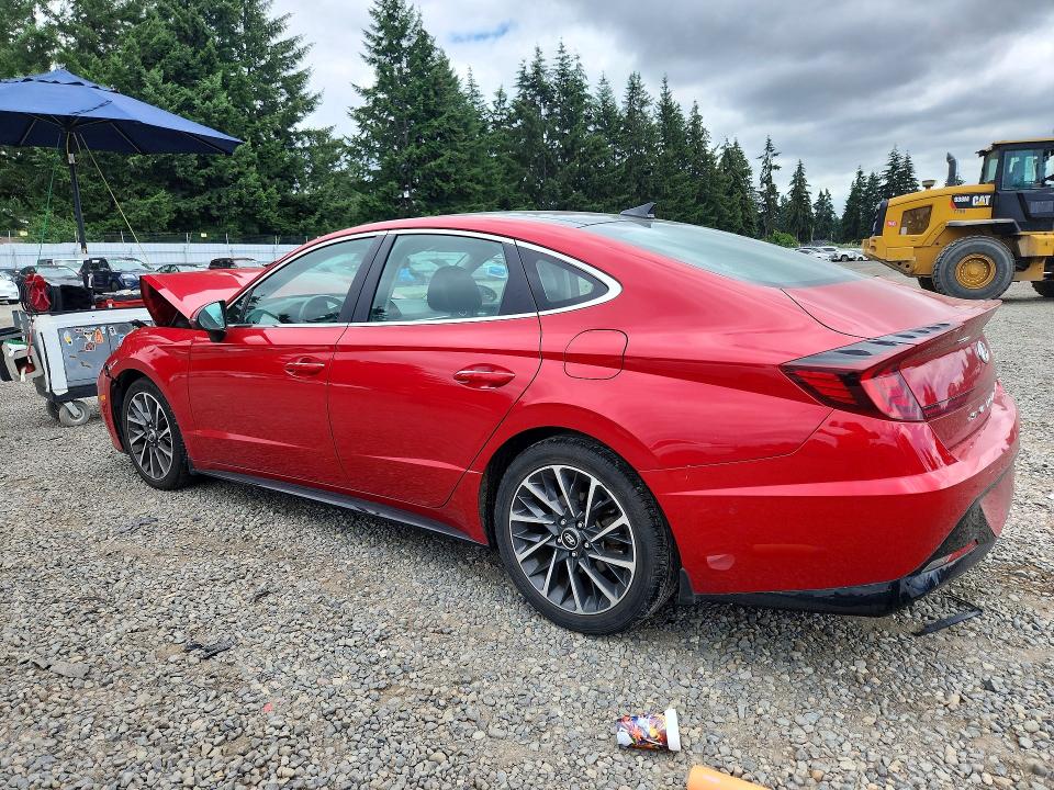 2020 Hyundai Sonata VIN 5NPEH4J2XLH052863 COPART salvage auction — FRONT END, Wa - Bill Of Sale, sold $2,350 on 2026-07-17 (photo 2)