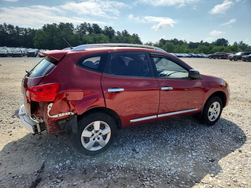2014 Nissan Rogue VIN JN8AS5MV8EW718969 COPART salvage auction — REAR END, Nh - Cert Of Title-Rebuilt Vehicle, sold $400 on 2026-07-20 (photo 3)