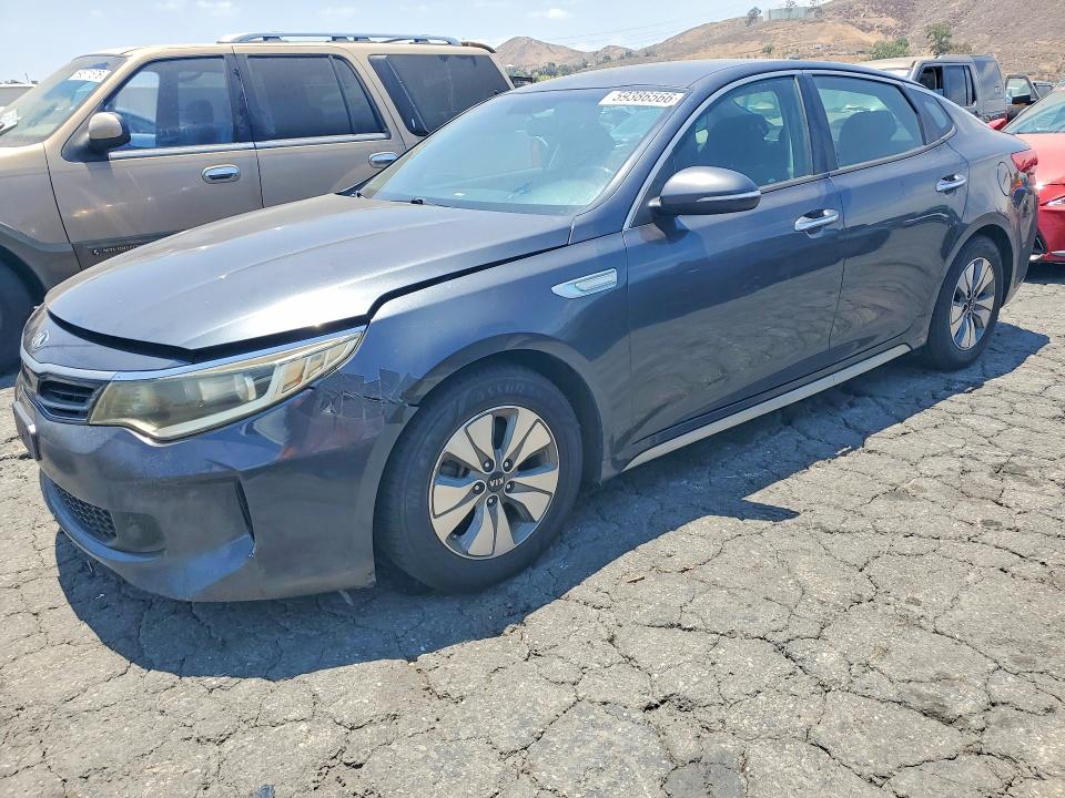 2017 Kia Optima VIN KNAGT4LE9H5011952 COPART salvage auction — FRONT END, Ca - Cert Of Title-Salvaged, sold $825 on 2026-07-30 (photo 1)