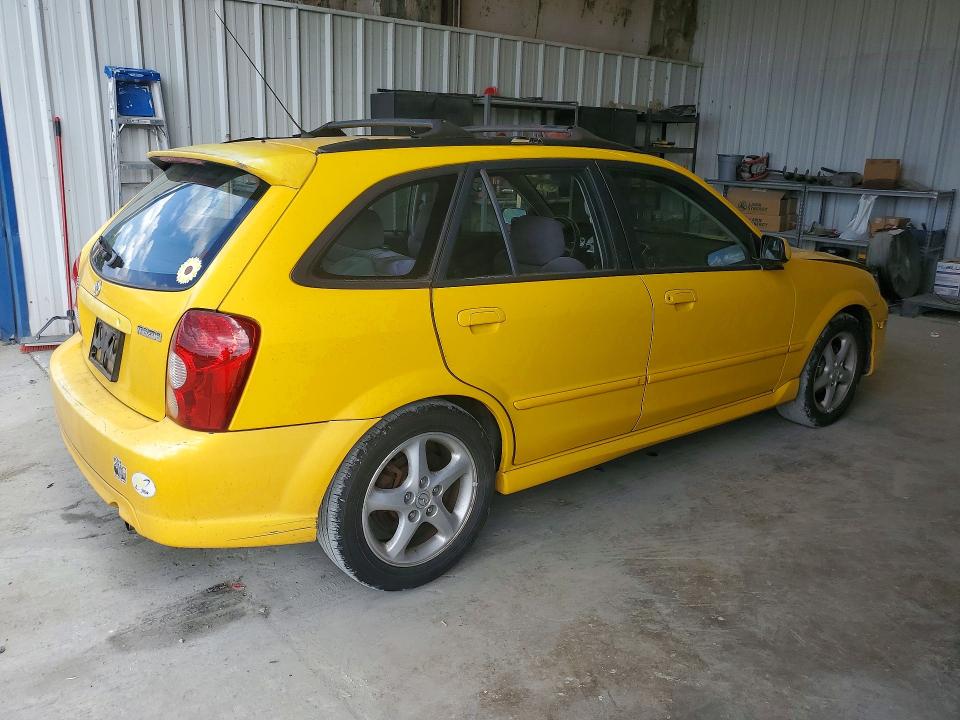 2002 Mazda Protege VIN JM1BJ245521590524 COPART salvage auction — FRONT END, Nc - Salvage Certificate Of Title, sold $150 on 2026-07-29 (photo 3)