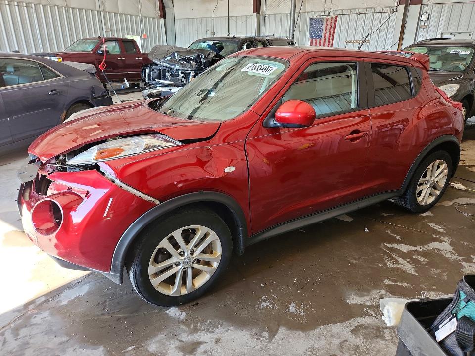 2013 Nissan Juke VIN JN8AF5MV7DT229337 COPART salvage auction — FRONT END, Wi - Junked Vehicle Bill Of Sale, sold $425 on 2026-07-27 (photo 1)
