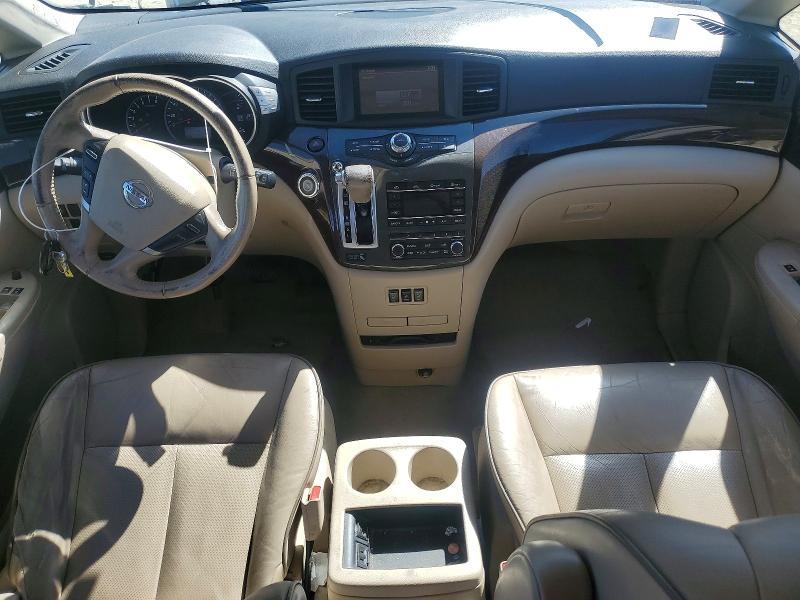 2011 Nissan Quest VIN JN8AE2KP7B9002200 COPART salvage auction — REAR END, Ca - Salvage Certificate, sold $60 on 2026-07-28 (photo 8)