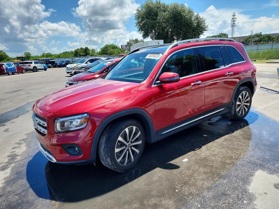 2020 Mercedes-benz Glb VIN W1N4M4GB1LW059623 COPART salvage auction — FRONT END, Fl - Cert Of Title Slvg Rebuildable, sold $10,400 on 2026-08-25 (photo 1)