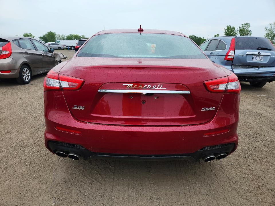 2018 Maserati Ghibli VIN ZAM57YTS0J1278529 COPART salvage auction — FRONT END, Qc - Gravement Accidente, sold $11,600 on 2026-08-04 (photo 6)