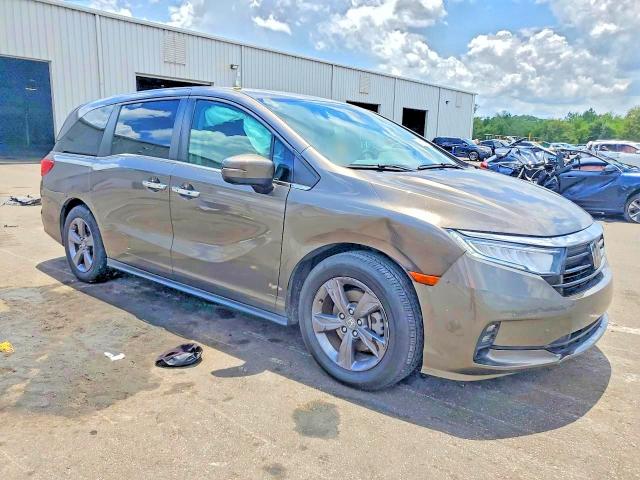 2022 Honda Odyssey VIN 5FNRL6H57NB029960 COPART salvage auction — FRONT END, FL - CERT OF TITLE SLVG REBUILDABLE, sold $12,500 on 2026-09-09 (photo 4)