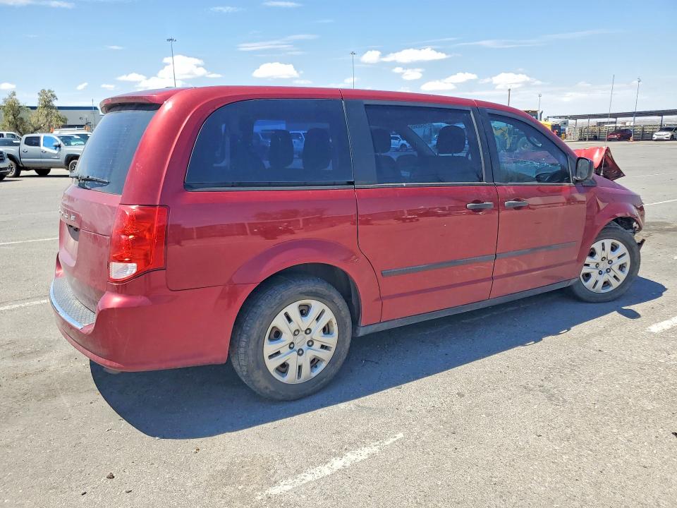 2016 Dodge Caravan VIN 2C4RDGBG1GR220777 COPART salvage auction — FRONT END, Nm - Cert Of Title-Salvage, sold $600 on 2026-08-21 (photo 3)