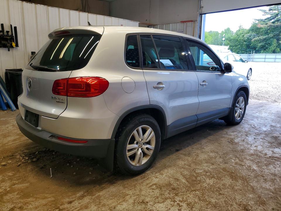 2013 Volkswagen Tiguan VIN WVGBV3AX2DW578185 COPART salvage auction — MECHANICAL, ME - CERTIFICATE OF TITLE, sold $1,600 on 2026-08-03 (photo 3)