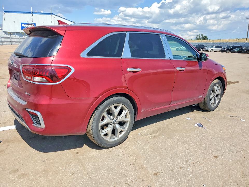 2019 Kia Sorento VIN 5XYPKDA55KG536529 COPART salvage auction — MECHANICAL, Co - Dis/Dlr/Exp Only Clean Title, sold $275 on 2026-07-29 (photo 3)