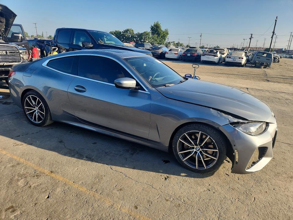 2025 BMW 4er VIN WBA43DA07SCS49327 COPART salvage auction — FRONT END, Ca - Dis/Dlr/Exp Only Clean Title, sold $15,100 on 2026-07-13 (photo 4)