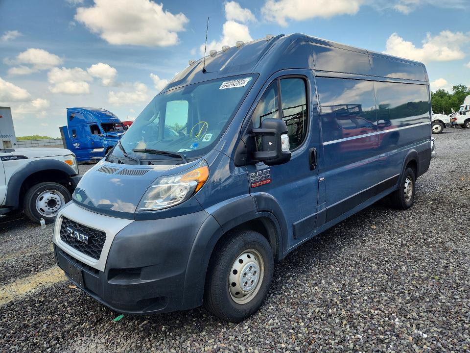 2020 Ram Promaster VIN 3C6URVJGXLE136820 COPART salvage auction — SIDE, CT, sold $7,000 on 2026-08-11 (photo 1)