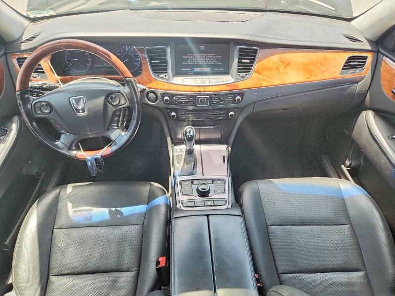 2014 Hyundai Equus VIN KMHGH4JH4EU074231 COPART salvage auction — REAR END, FL - CERT OF TITLE SLVG REBUILDABLE, sold $1,200 on 2026-07-20 (photo 8)