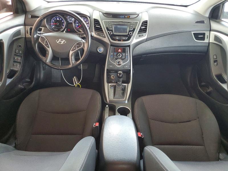 2016 Hyundai Elantra VIN 5NPDH4AE4GH753247 COPART salvage auction — REAR END, TX - SALVAGE VEHICLE TITLE (P), sold $850 on 2026-07-24 (photo 8)