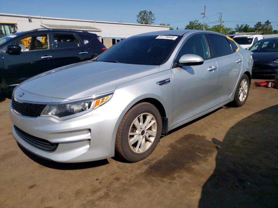 2018 Kia Optima VIN 5XXGT4L31JG222873 COPART salvage auction — REAR END, Ct - Cert Of Title-Salvage, sold $1,050 on 2026-07-31 (photo 1)