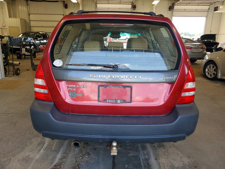 2003 Subaru Forester VIN JF1SG63603H742238 COPART salvage auction — HAIL, Mn - Cert Of Title-Prior Salvage, sold $525 on 2026-07-23 (photo 6)