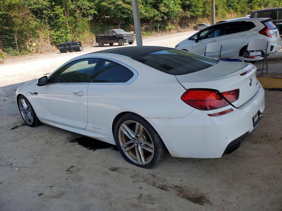 2012 BMW 6er VIN WBALX3C52CDV77530 COPART salvage auction — MECHANICAL, Ga - Certificate Of Title, sold $3,200 on 2026-07-28 (photo 2)