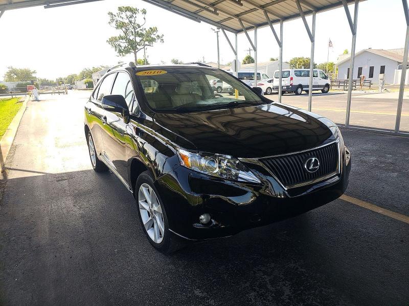2010 Lexus Rx VIN JTJZK1BA0A2400480 COPART salvage auction — MINOR DENT/SCRATCHES, Fl - Certificate Of Title (P), sold $200 on 2026-07-17 (photo 1)