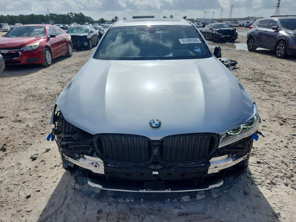 2019 BMW 7 series VIN WBA7F0C50KGM25469 COPART salvage auction — ALL OVER, Tx - Salvage Vehicle Title, sold $2,850 on 2026-07-24 (photo 5)