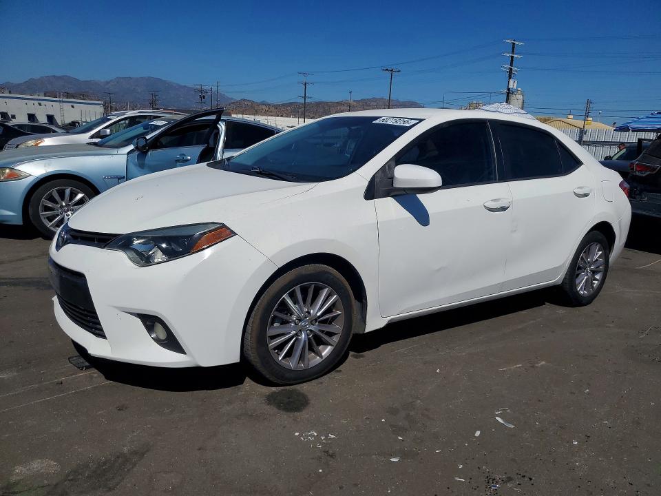2015 Toyota Corolla VIN 5YFBURHE0FP309161 COPART salvage auction — SIDE, CA - SALVAGE CERTIFICATE, sold $2,750 on 2026-07-29 (photo 1)