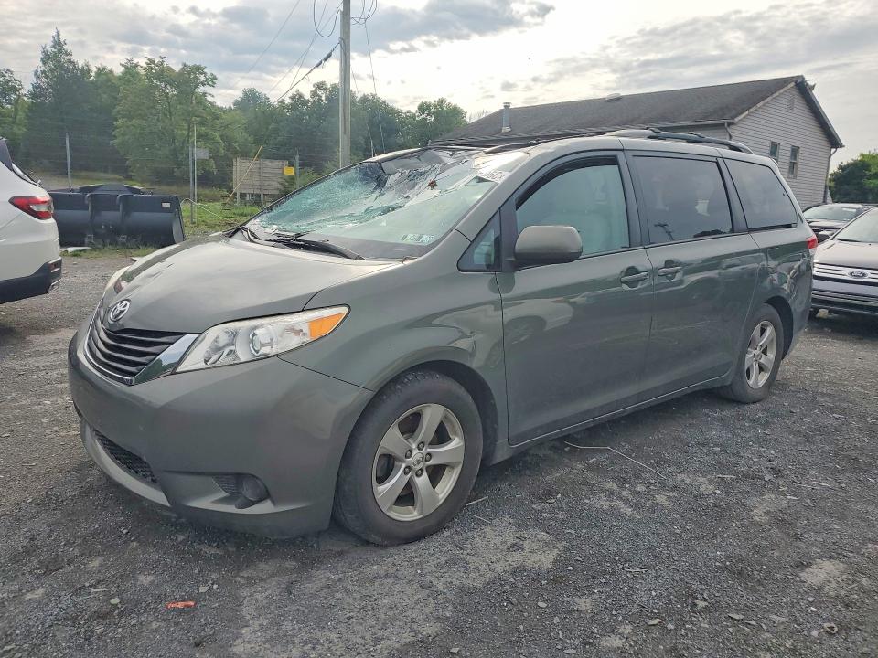 2013 Toyota Sienna VIN 5TDKK3DCXDS306506 COPART salvage auction — ALL OVER, PA - CERTIFICATE OF SALVAGE, sold $1,700 on 2026-07-23 (photo 1)