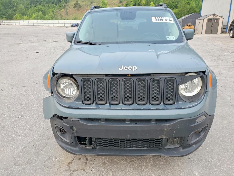 2017 Jeep Renegade VIN ZACCJBBB5HPG48007 COPART salvage auction — FRONT END, Wv - Salvage Certificate, sold $1,450 on 2026-08-13 (photo 5)