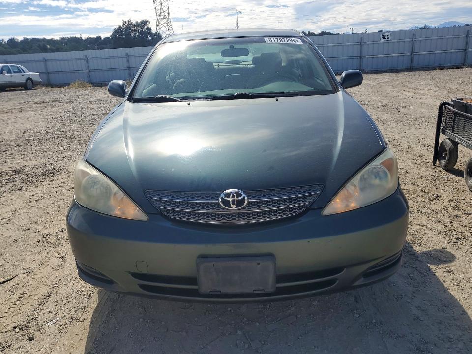 2002 Toyota Camry VIN JTDBE32K320069438 COPART salvage auction — REAR END, Ca - Salvage Certificate, sold $300 on 2026-07-31 (photo 5)