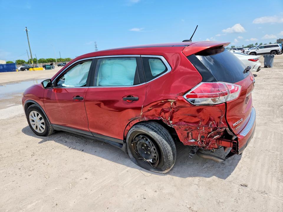 2016 Nissan Rogue VIN KNMAT2MT1GP613869 COPART salvage auction — REAR END, Fl - Cert Of Title Slvg Rebuildable, sold $1,050 on 2026-07-15 (photo 2)