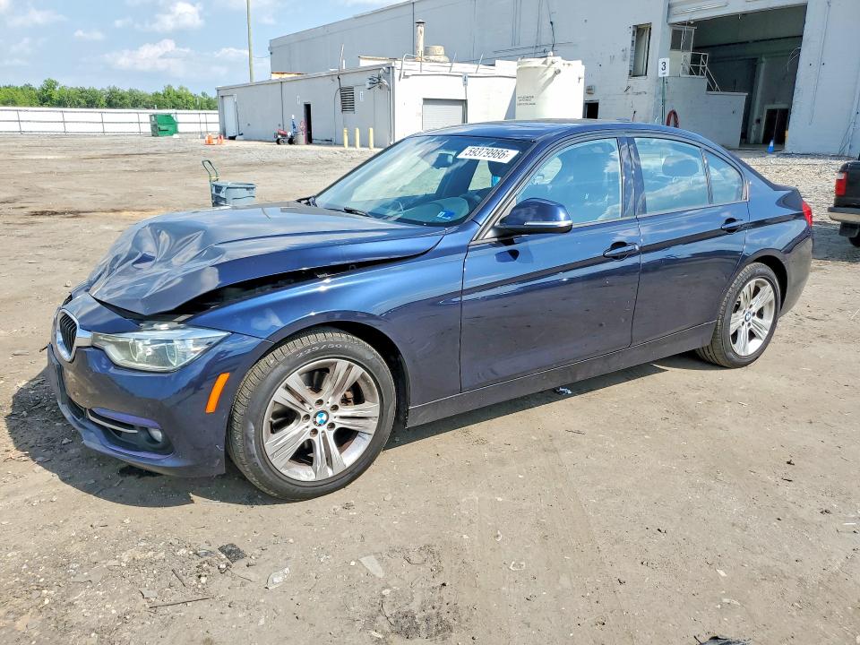 2016 BMW 3er VIN WBA8E3G57GNT76356 COPART salvage auction — FRONT END, VA - CERTIFICATE OF TITLE, sold $825 on 2026-07-29 (photo 1)