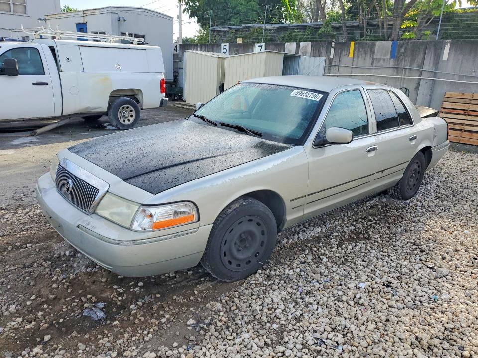 2005 Mercury Grand marquis VIN 2MEFM74W45X639611 COPART salvage auction — REAR END, Fl - Cert Of Title Slvg Rebuildable, sold $475 on 2026-07-31 (photo 1)