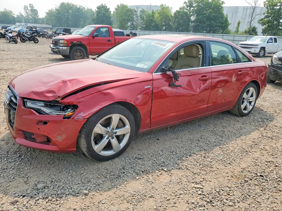 2012 Audi A6 VIN WAUGGAFC0CN057000 COPART salvage auction — FRONT END, Ny - Mv-907A Salvage Certificate, sold $450 on 2026-07-27 (photo 1)