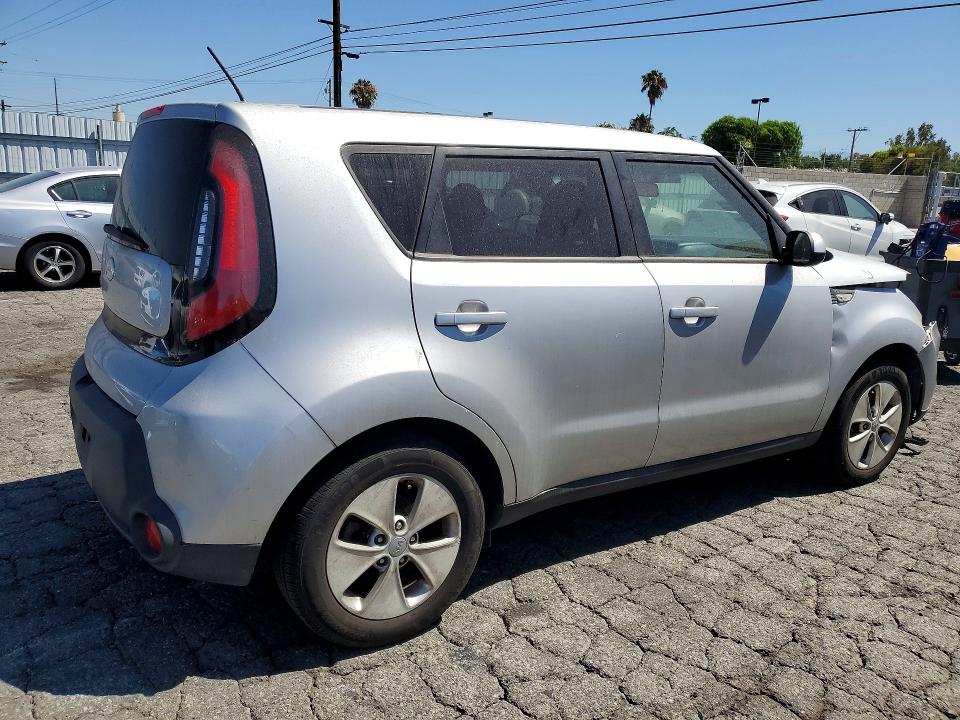 2014 Kia Soul VIN KNDJN2A29E7717965 COPART salvage auction — FRONT END, Ca - Salvage Certificate, sold $875 on 2026-07-16 (photo 3)
