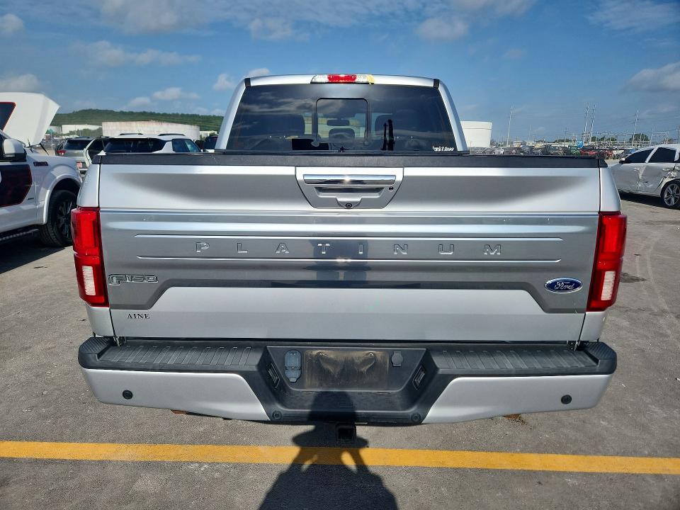 2018 Ford F-150 VIN 1FTEW1E59JFE67494 COPART salvage auction — HAIL, Ok - Cert Of Title-Salvage, sold $15,200 on 2026-07-31 (photo 6)