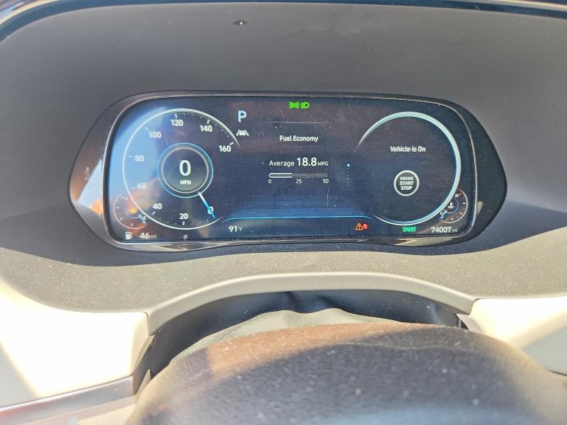 2020 Hyundai Palisade VIN KM8R5DHE3LU168496 COPART salvage auction — REAR END, OH - CERT OF TITLE-SALVAGE, sold $8,700 on 2026-07-22 (photo 9)