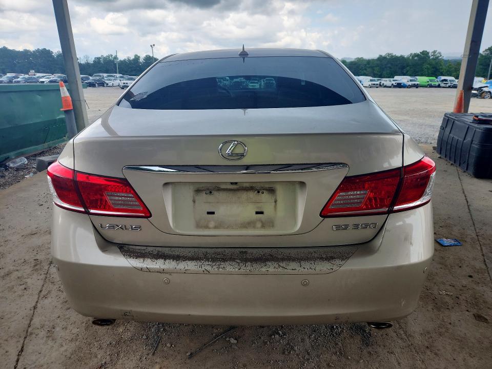 2010 Lexus Es 350 VIN JTHBK1EG9A2385612 COPART salvage auction — ALL OVER, AL - CERT OF TITLE-SALVAGE TITLE (P), sold $175 on 2026-07-21 (photo 6)