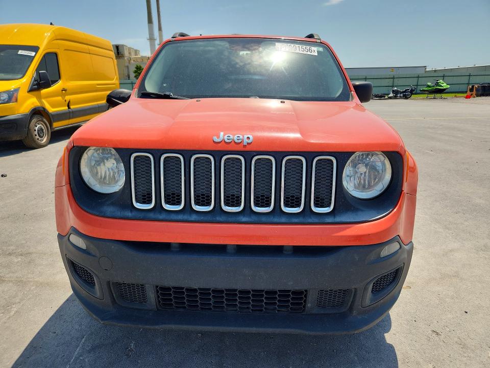 2016 Jeep Renegade VIN ZACCJBAT3GPC77616 COPART salvage auction — FRONT END, Ok - Cert Of Title-Salvage, sold $1,300 on 2026-08-14 (photo 5)