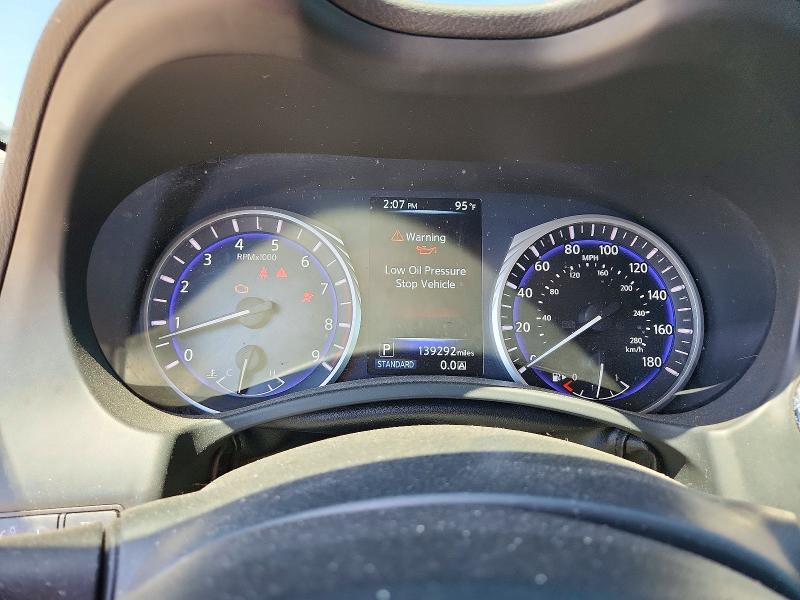 2016 Infiniti Q50 VIN JN1EV7AP3GM305994 COPART salvage auction — FRONT END, CA - SALVAGE CERTIFICATE, sold $625 on 2026-07-23 (photo 9)