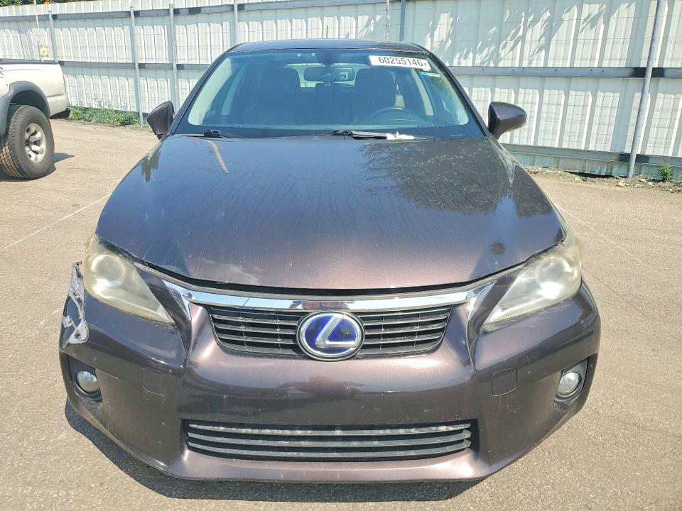 2012 Lexus Ct VIN JTHKD5BH1C2100113 COPART salvage auction — FRONT END, OH - CERT OF TITLE-SALVAGE, sold $80 on 2026-07-31 (photo 5)