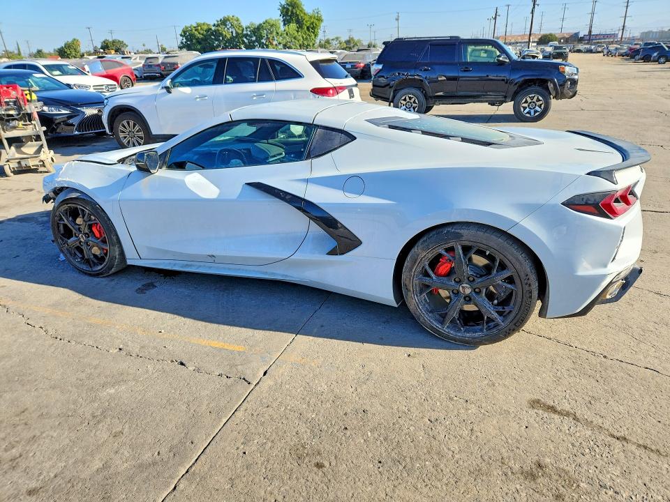 2022 Chevrolet Corvette stingray VIN 1G1YA2D45N5120615 COPART salvage auction — FRONT END, CA - SALVAGE CERTIFICATE, sold $22,800 on 2026-07-14 (photo 2)