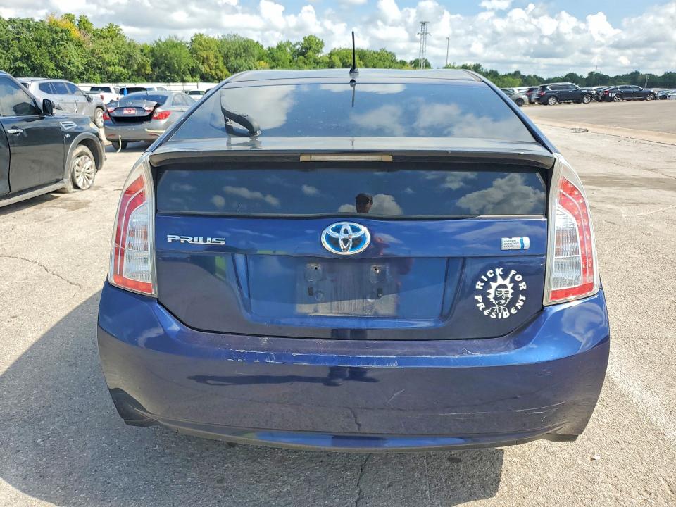 2012 Toyota Prius VIN JTDKN3DU0C1525955 COPART salvage auction — FRONT END, Ok - Cert Of Title-Rebuilt, sold $1,150 on 2026-07-27 (photo 6)