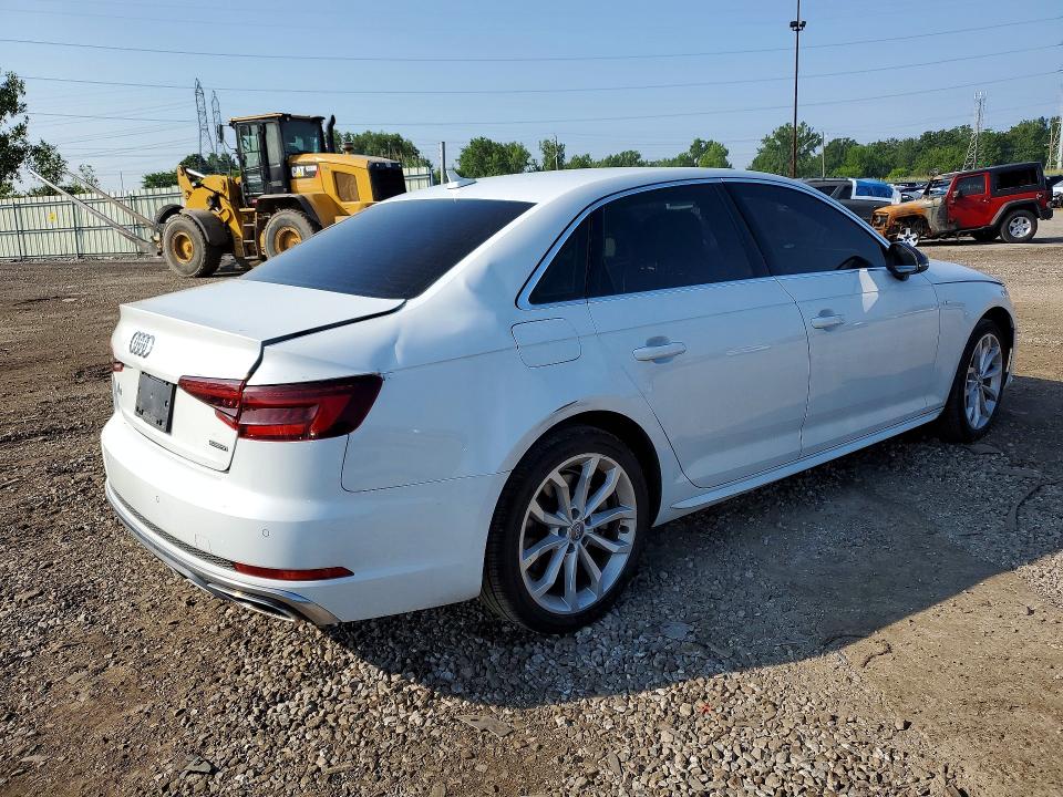 2019 Audi A4 VIN WAUENAF4XKN001554 COPART salvage auction — REAR END, MI - CERT OF TITLE-REBUILT SALVAGE, sold $3,950 on 2026-07-17 (photo 3)