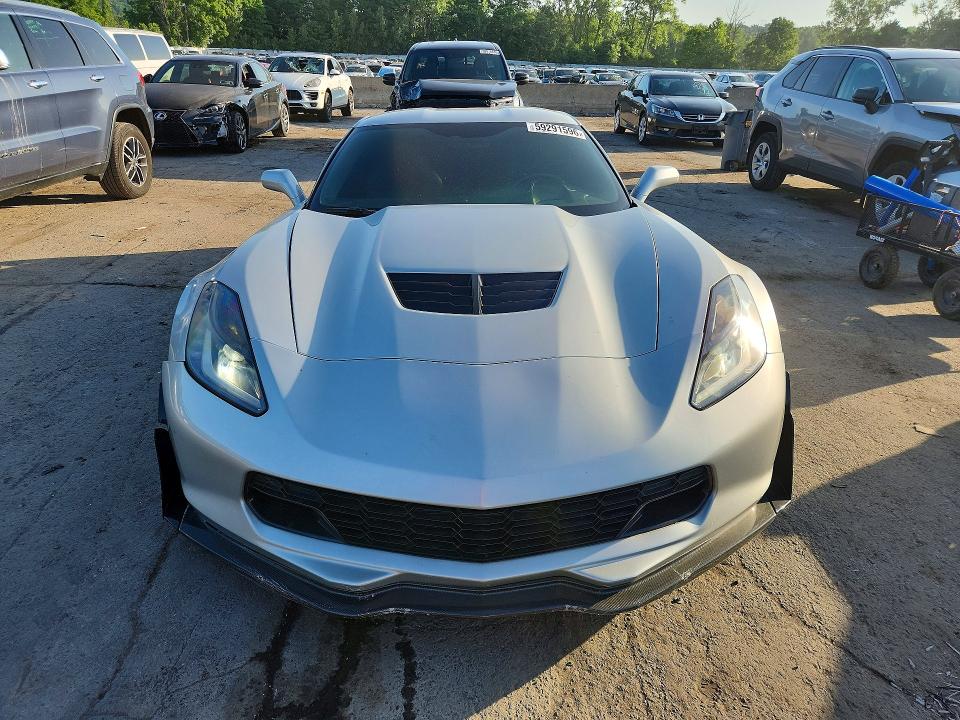2015 Chevrolet Corvette VIN 1G1YT2D60F5600980 COPART salvage auction — REAR END, NY - MV-907A SALVAGE CERTIFICATE, sold $25,000 on 2026-07-09 (photo 5)