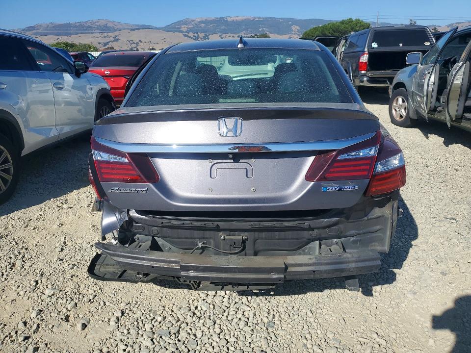 2017 Honda Accord VIN JHMCR6F3XHC006419 COPART salvage auction — REAR END, Ca - Salvage Certificate, sold $6,500 on 2026-07-09 (photo 6)