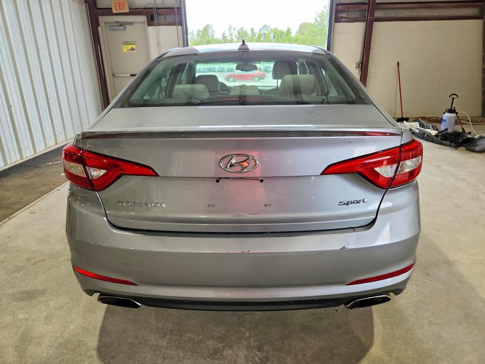 2015 Hyundai Sonata VIN 5NPE34AF6FH214915 COPART salvage auction — FRONT END, Ny - Mv-907A Salvage Certificate, sold $1,600 on 2026-07-21 (photo 6)