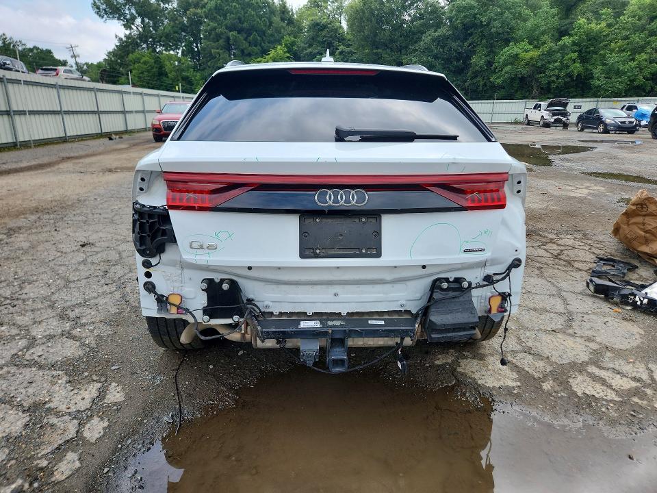 2021 Audi Q8 VIN WA1FVAF18MD007014 COPART salvage auction — REAR END, Ga - Cert Of Title-Salvage, sold $100 on 2026-07-30 (photo 6)