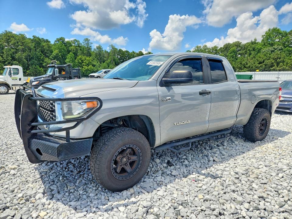 2021 Toyota Tundra VIN 5TFRY5F11MX293210 COPART salvage auction — REAR END, GA - CERT OF TITLE-SALVAGE (P), sold $4,000 on 2026-07-30 (photo 1)